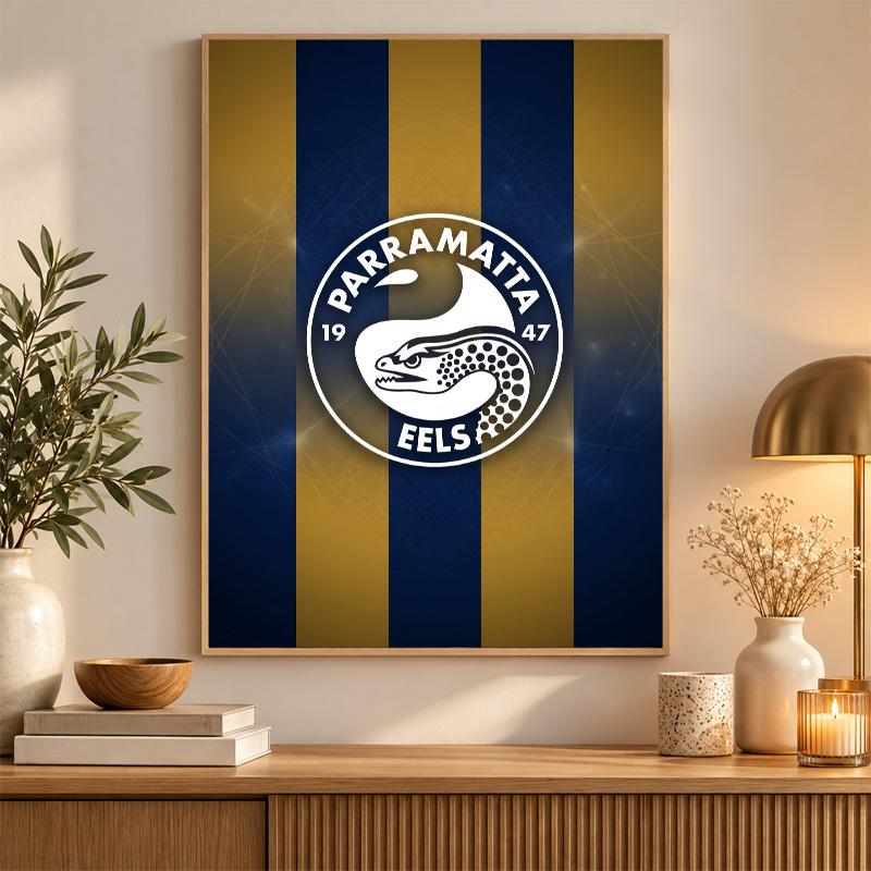 Parramatta Eels Diamond Painting Kit 5D Full Drill DIY Diamond Mosaic Wall Art Home Decor