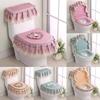 Toilet Seat Cover Toilet Water Tank Cover Toilet Dust Cover Household Bathroom Detachable Toilet Cover Cloth