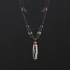 Creative Tibetan Nine Eye Tianzhu Necklace Agate Pendant Bracelet Bracelet Vintage Couple Accessories
