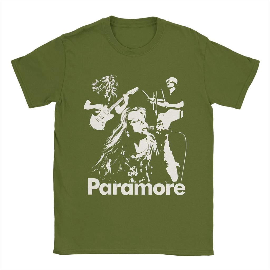 Хлопковая футболка Paramore для мужчин, летняя, смешные футболки, с круглым вырезом, повседневные футболки, одежда с принтом оверсайз