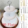 Cake Plate Stand Fitting Hardware Rod Zinc Alloy Fruit Cupcakes Tray Shelf