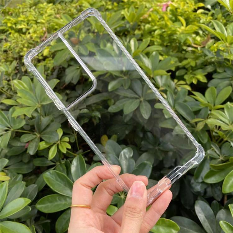 Samsung S11ultra + прозрачный чехол для мобильного телефона с четырехсторонней подушкой безопасности, противоударный A11/A11, полностью закрывающий, с мягким краем, защитный чехол