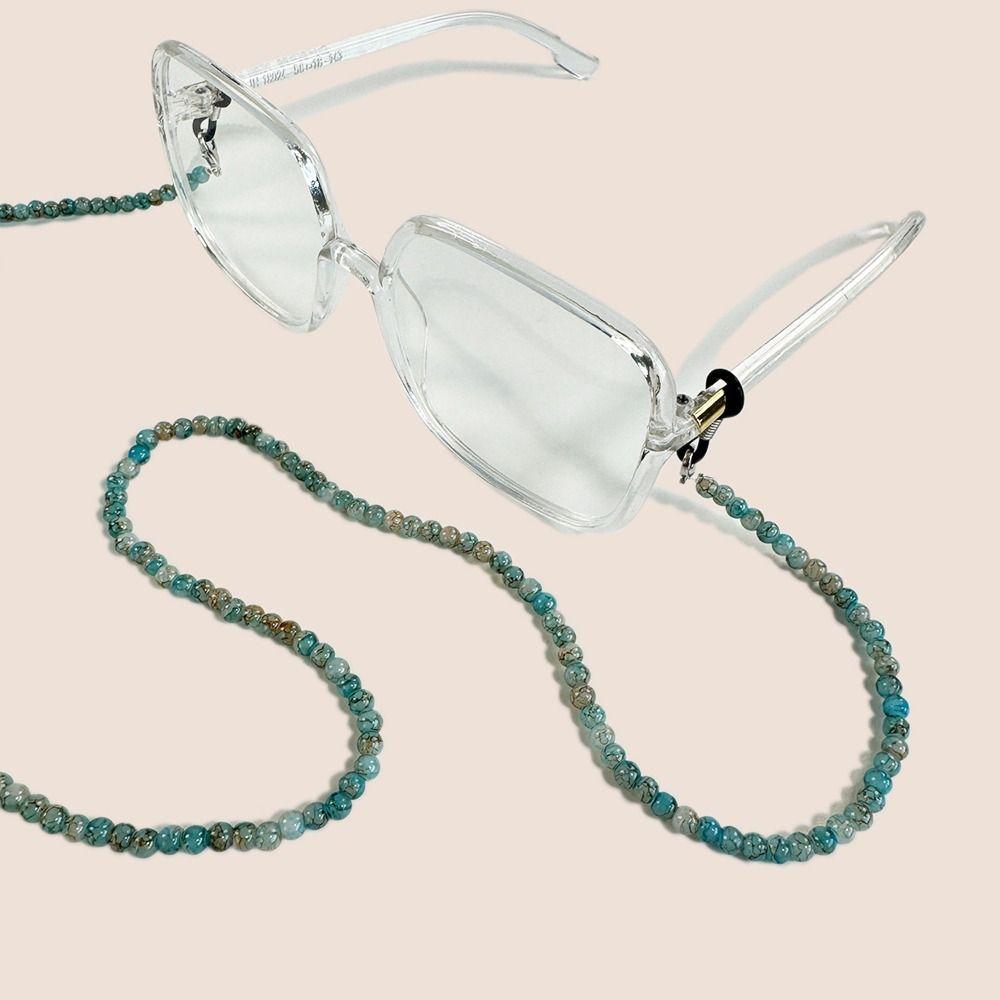 Handmade Beads Glasses Chain Colored Glass Beaded Eyeglasses Chain Glasses Hanging Rope Travel