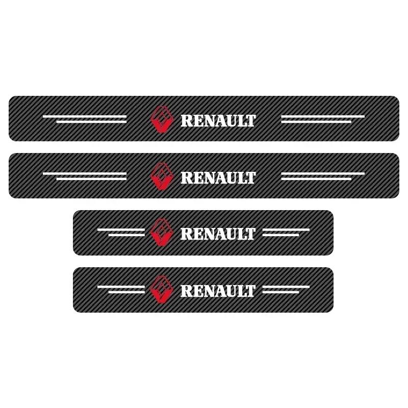 2026 Hot For Renault Interior Stickers For Renault Clio Laguna 2 Megane 2 3 Clio 4 Duster Logan Captur Car bon Fiber Car Sticker Y555