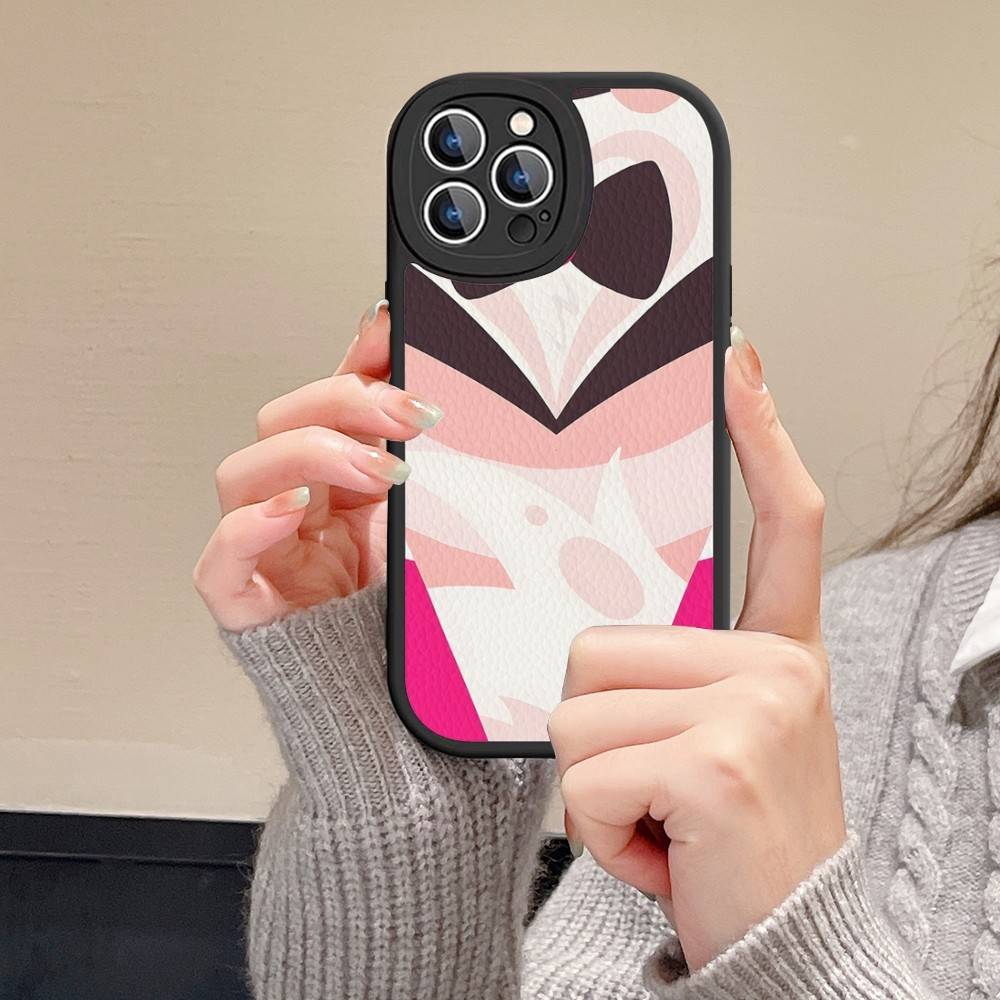 Hey A_Arnolds Cartoon Leather Phone Case For IPhone 16 14 15 Pro Plus 13 12 11 Pro Max Silicone Cover