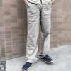 Large Size Men's Casual Trousers Linen Pocket Fashion Beach Trousers Trousers Processing Hundred Straight Trousers
