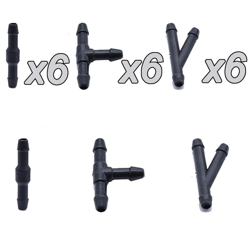 18 шт. универсальная шайба для соединения стеклоочистителей, соединитель для труб, шлангов