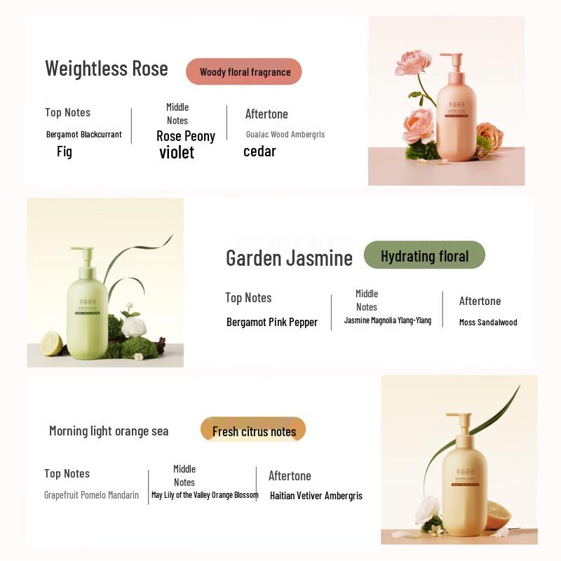 Ban Mu Hua Tian Weightless Rose Body Lotion