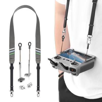 STARTRC RC 2 Ремешок для передатчика DJI Ремешок Mini 3Air 3SNeoMini 4 pro Ремешок для балансировки дрона Ремешок для шеи с пультом дистанционного управления Модернизированный кожаный регулируемый ремень