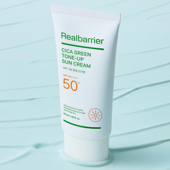 Real Barrier Cica Green Tone Up Sun Cream 50ml SPF50+ PA++++