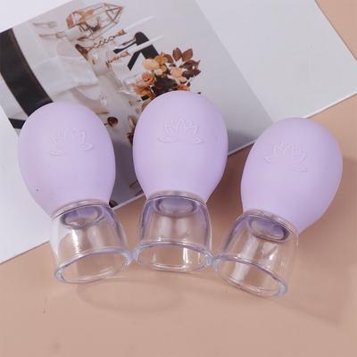 Силиконовый вакуумный баночный массажер для лица и тела, очищающий влажный антицеллюлитный массаж лица, китайская баночная терапия