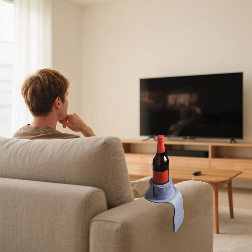 Подставка для чашки с противоскользящим покрытием для дивана, Поднос для напитков, Позволяет вам наслаждаться напитками на диване или на широком подлокотнике, похожем на диванный.