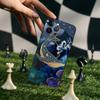 Чехол для телефона из черного силикона с рисунком «Космический Океан Кит-акула» для iPhone 17 Air 16 15 14 13 12 11 Pro Max Plus Задняя сторона TPU