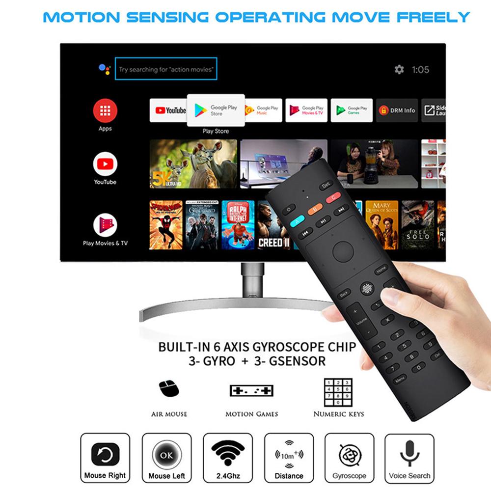 G40 Air Mouse Voice Remote Control Universal Smart Remote Controls with IR Learning for Android TV Box H96 MAX X96 MAX Plus