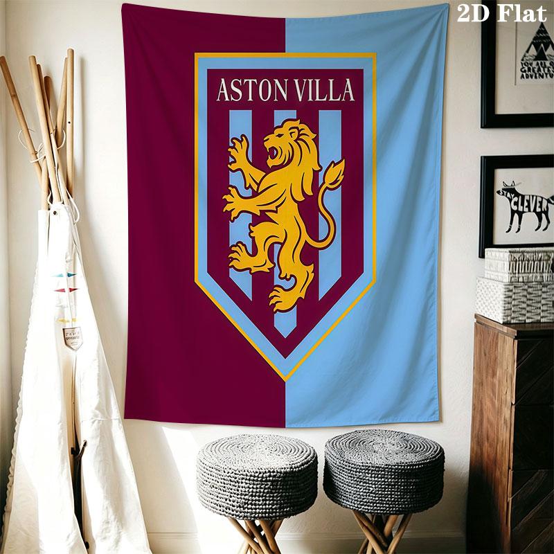 Aston Villa procession Wall Hanging Printed Fabric Blanket Decorative Tapestries for Bedroom Living Room Home Decor