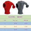 Stylish Pet Winter Hat Breathable Knitted Pullover Hat with Pompoms For Small Dog Outdoor Cold Weather Protections