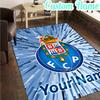 Custom Name Fc Porto Crest Design  Rug, Office Rug, Chair Rug, Carpet for Living Rooms, Doormat Game Rug Home Decor Christmas Gifts