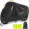 Motorcycle Cover, 420D, Thick [2025 New Model & Double-sided Ventilation Holes & Moisture Protection] Body Cover, Motorcycle Rain Cover, Waterpro