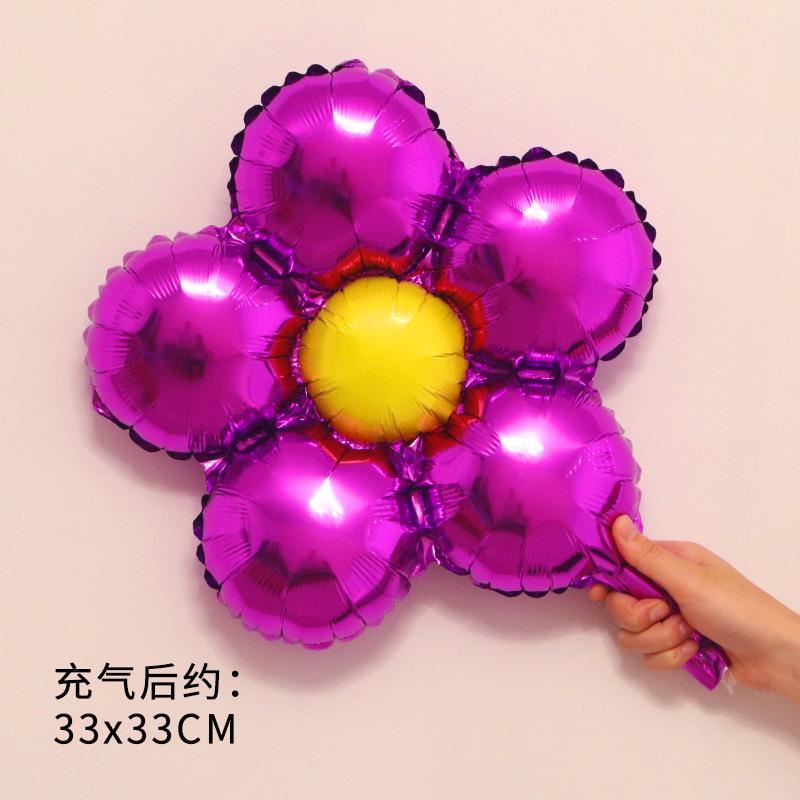 Flower Foil Balloon Daisy Rose Flower Various Flowers Balloons Wedding Birthday Party Valentine's Day Decoration Supplies