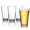 2pcs Plastic Beer Juice Water Cups Transparent Drinking  Bar  Glasses Party Restaurant Tumbler  Tea   Cup