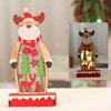 Creative Wooden Christmas Ornaments Durable Christmas Decoration  Party Supplies