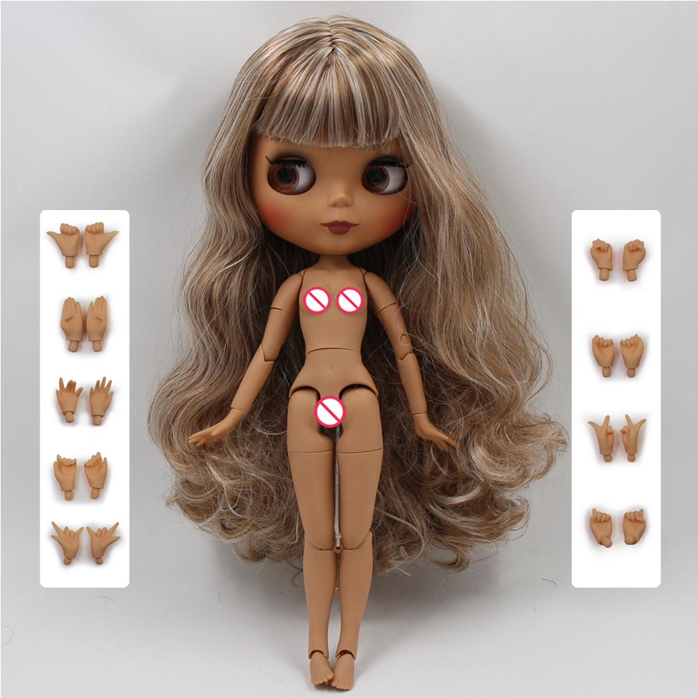 Кукла ICY DBS Blyth 1/6 шарнирное тело BJD игрушка белое глянцевое лицо черное матовое лицо с дополнительными руками AB и панелью DIY кукла девочка