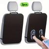 2PCS Automatic Seat Back Kick Protector - Large Black Car Seat Cover Anti-Stain Anti-Mud Anti-Stain and Scratch Durable Seat Cover