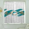 Window Kitchen Curtains For Living Room 2 Pieces Blackout Curtains Door Curtain Miami D-Dolphins Partition Bedroom Decoration