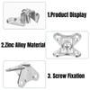 20Set-6Set Butterfly Corner Bracket with Screws Detachable Corner Brace L Shape Right Angle Metal Brace for Furniture Drawers