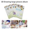 3D Printing Album Multifunctional Diverse Patterns Bright Colors A4 Size Painting DIY 3D Pen Template Paper Book Childrens Toys for School