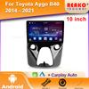 Для Peugeot 108 Для Toyota Aygo B40 2014 - 2021 Android Автомобильный стерео блок Мультимедиа Радио Видеоплеер GPS Беспроводной Carplay IPS