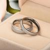 Розовое золото, серебро, матовое кольцо из нержавеющей стали для женщин и мужчин, титановое стальное кольцо, кольца для влюбленных, свадебные украшения