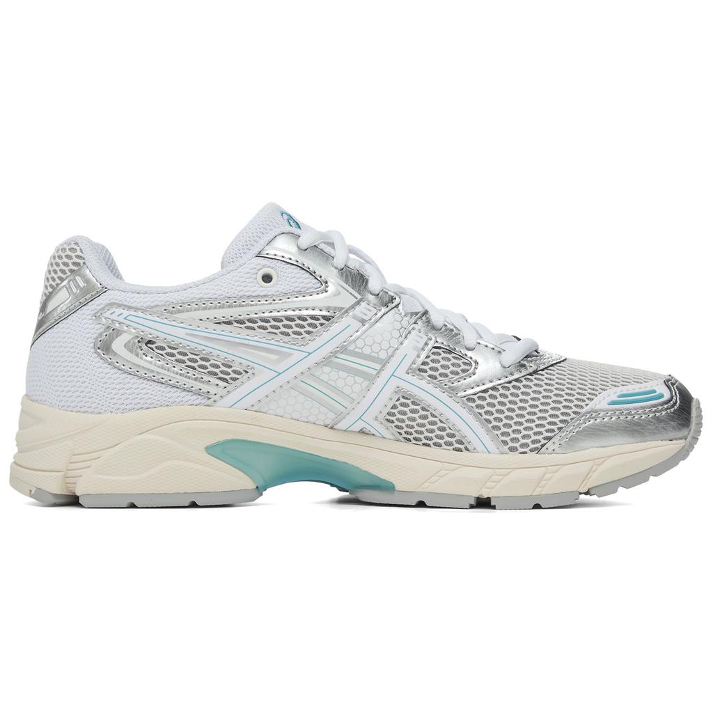 Asics GEL DS TRAINER 14 Амортизация, Износостойкие Низкие Повседневные Кроссовки для Городских Поездок для Бега Унисекс Белый Серебристый Синий 1203A607-102