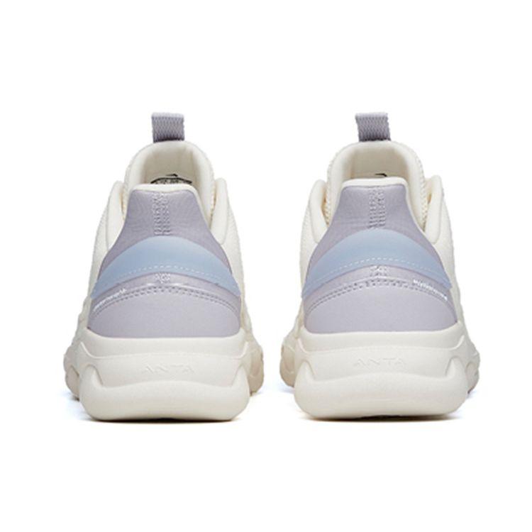 Anta Кроссовки Running Series Bounce Shock Absorbation Low Top для женщин, кроссовки белые, фиолетовые 122145530R-1