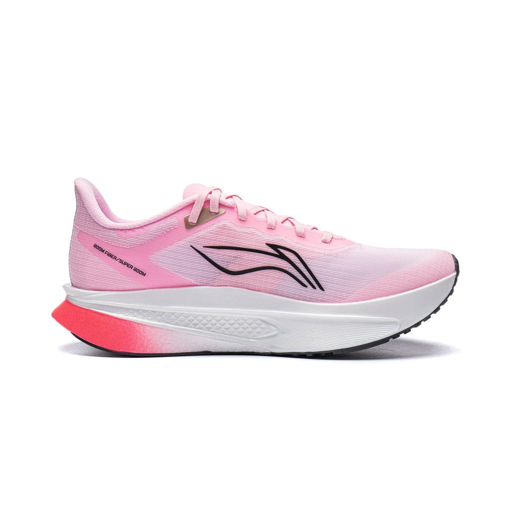 Li Ning Feidian 6 Challenger Амортизация Устойчивые к истиранию Низкие Повседневные Беговые кроссовки Мужские Розовые ARMW003-11
