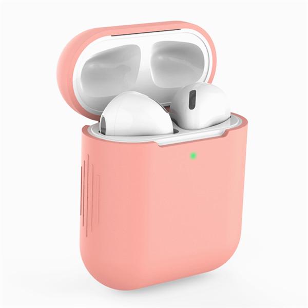 Силиконовый защитный чехол для наушников Airpods, универсальный чехол с защитой от падения 1, 2 поколения
