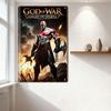 Знак жестяный God of War Ghost of Sparta Kratos - Закат на Древнем Поле Битвы Эпическое Игровое Искусство для Мужской Комнаты Бара Домашнего Декора