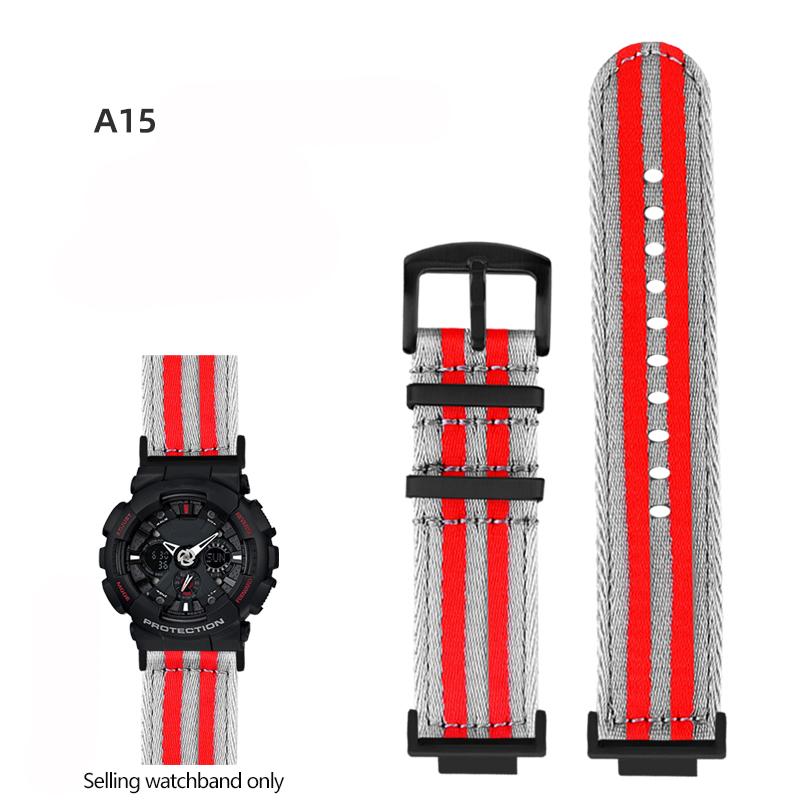 Нейлоновый холщовый ремешок для часов для GSHOCK Casio DW5600 DW-5600 GA110 GA100 GA120 GM2100 GA2100 GA2110 Модифицированный ремешок Спортивный ремешок