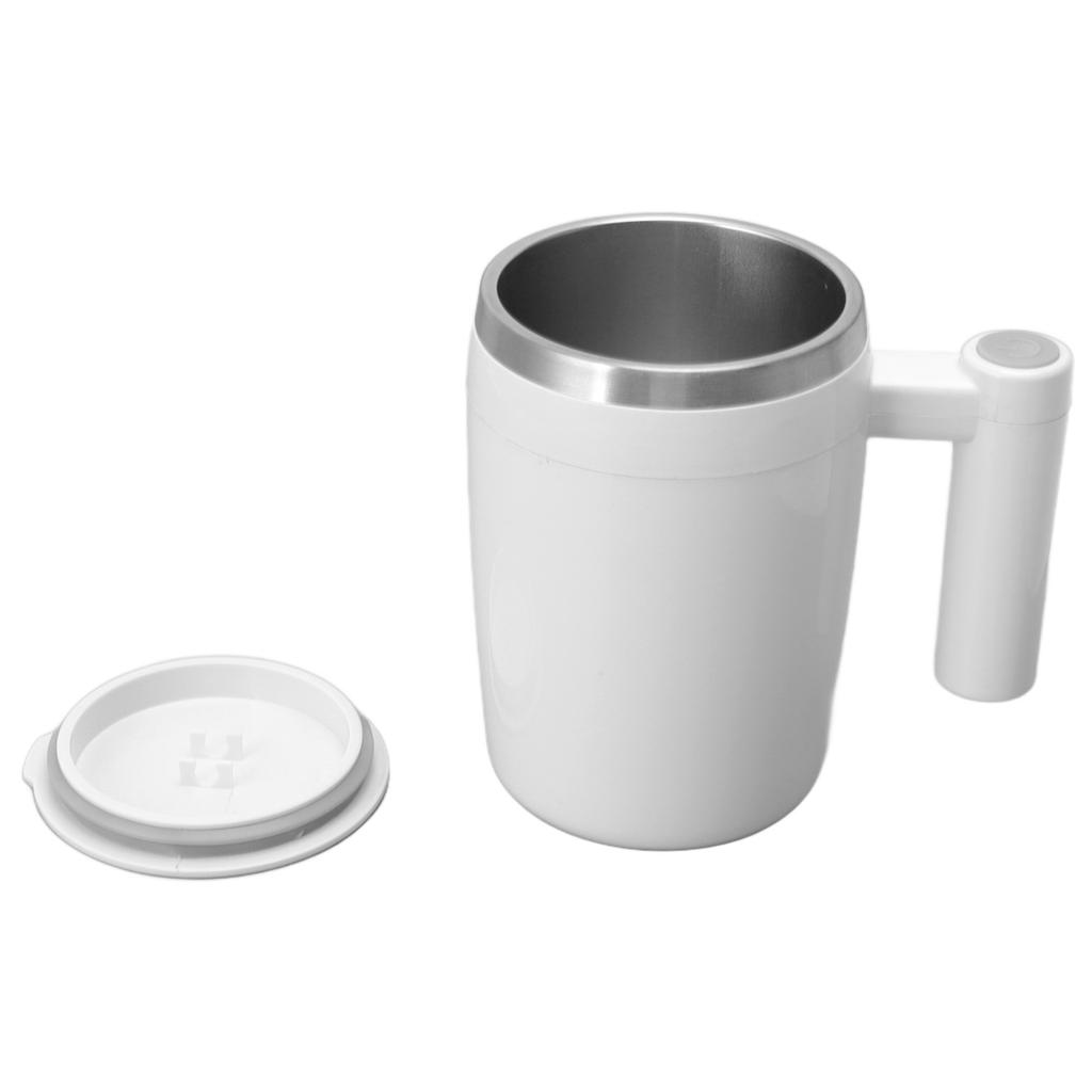 Автоматическая магнитная кружка для перемешивания 380 мл с зарядкой через USB из нержавеющей стали, чашка для смешивания кофе, самостоятельная миксер