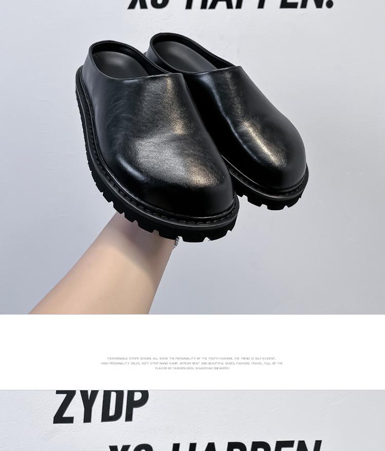 Летние ретро тапочки в британском стиле для повседневной носки - 18887-A