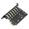 Плата расширения USB3.0 PCIE - USB3.0, высокоскоростная карта расширения для настольного компьютера с семью портами