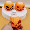 Halloween Pumpkin Decompression Toy Stress Reduction Creative Squeeze Pumpkin Toy for Halloween Goody Bags Party Favors