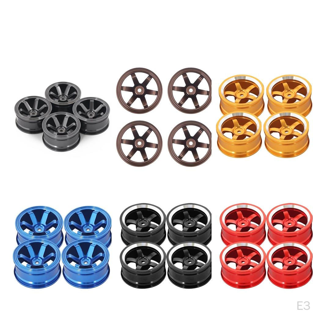 4 Aluminum Alloy Wheel Rim For RC 1:10 Tires
