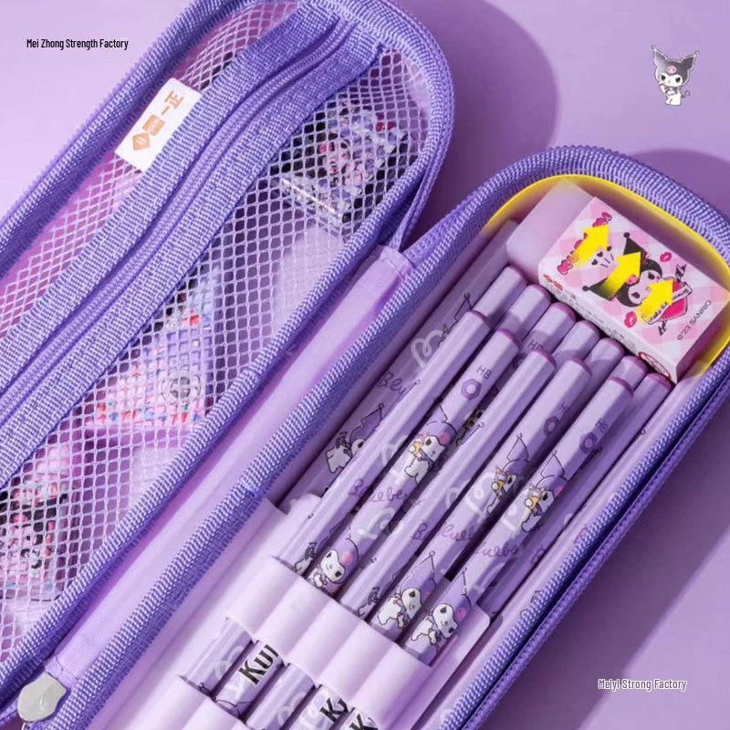 Kuromi & Cinnamoroll Melody Pencil Case for Primary School Girls
