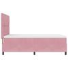 Boxspring Bed with Headboard Pink 160 x 200 cm Velvet