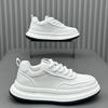 Boys Japanese simple style solid color platform casual shoes new mesh breathable comfortable board shoes