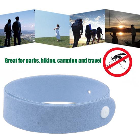 Детский браслет против комаров, регулируемый браслет без ДЭТА, домашние и уличные браслеты из микрофибры от комаров