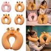 Travel Portable U Shaped Neck Support Pillow Memory Foam Pillow Soft for Kids Adults Travel Cushion