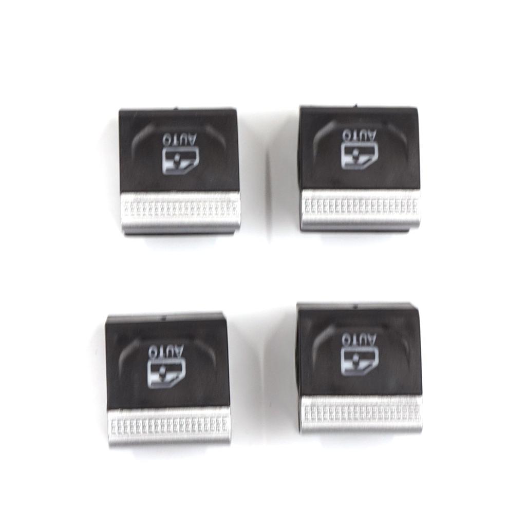 BDP1211-2 4 Pieces Electrical Power Window Lifter Switch Repair Button Cover for Renault Clio MK5 Captur MK2 5-Doors 254107001R