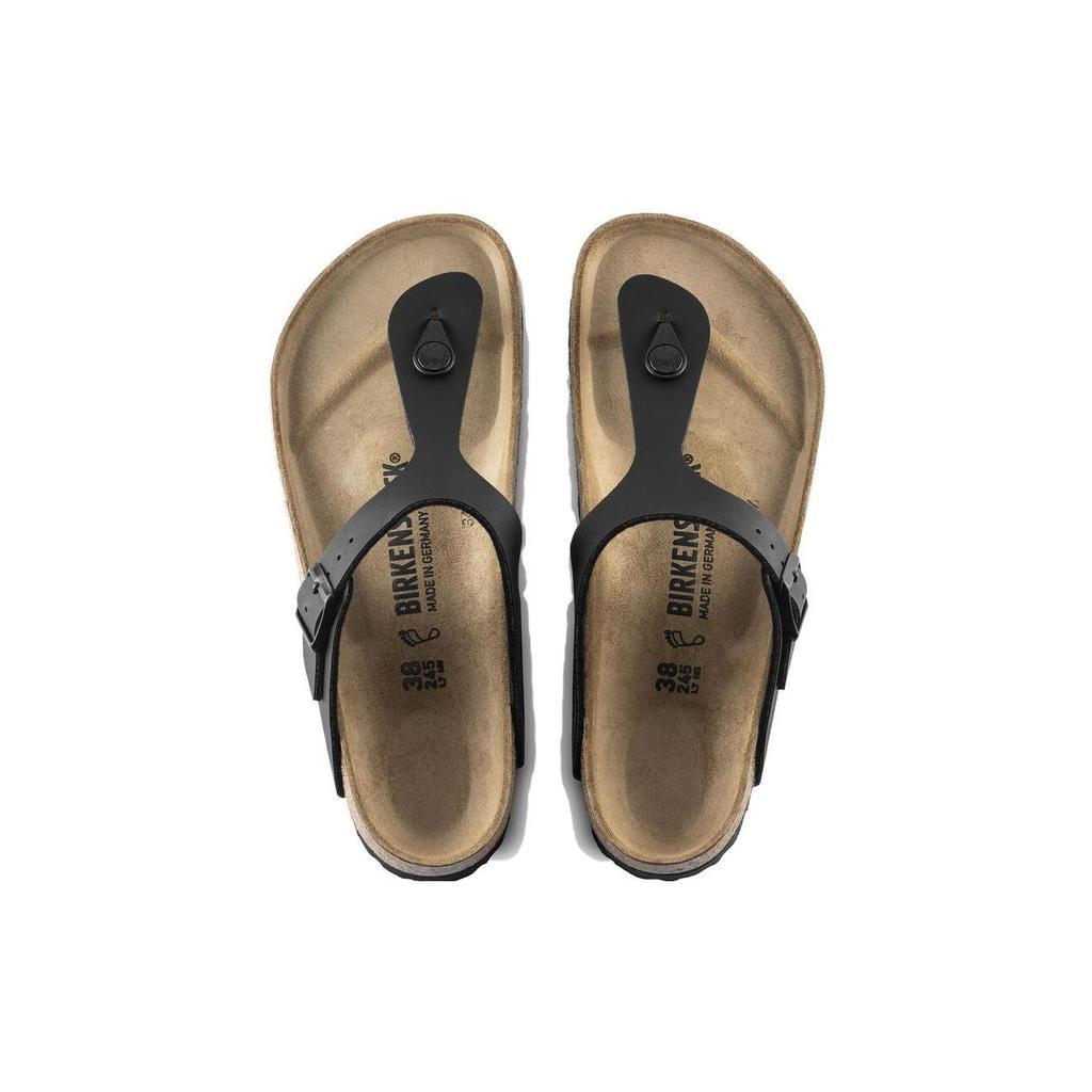 Birkenstock Gizeh Birko Flor Узкая посадка 'Черный' 0043693